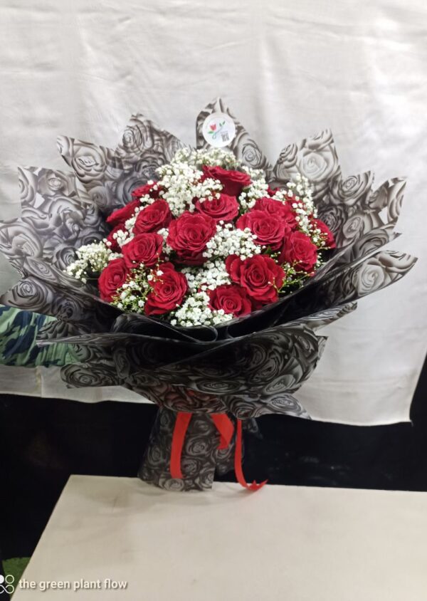 20pcs Red roses bouquet