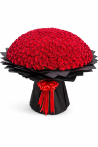 501 red roses bouquet luxury grand flower arrangement with premium black wrapping