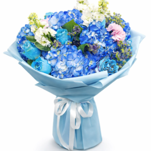 Luxury flower bouquet with premium fresh flowers, elegant wrapping and same-day delivery in Dubai