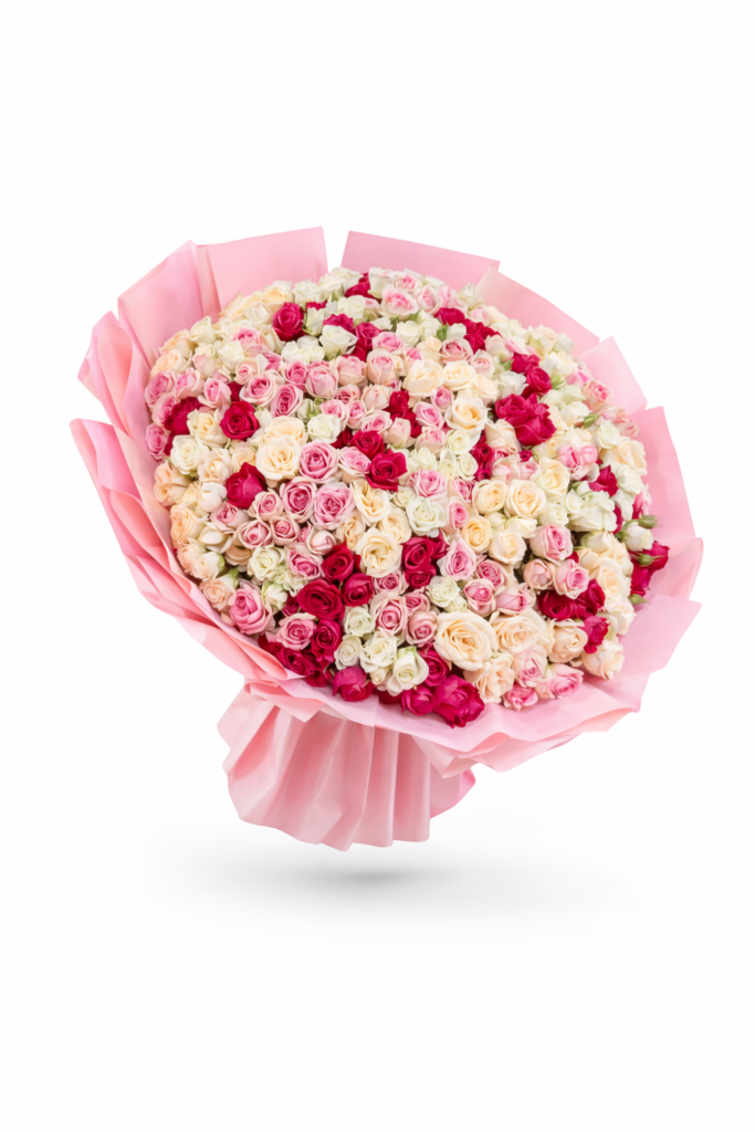 Luxury rose bouquet online flower delivery Marjan Island Ras Al Khaimah
