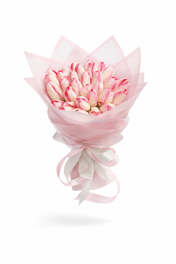 Luxury tulip bouquet flowers delivery Marjan Island UAE