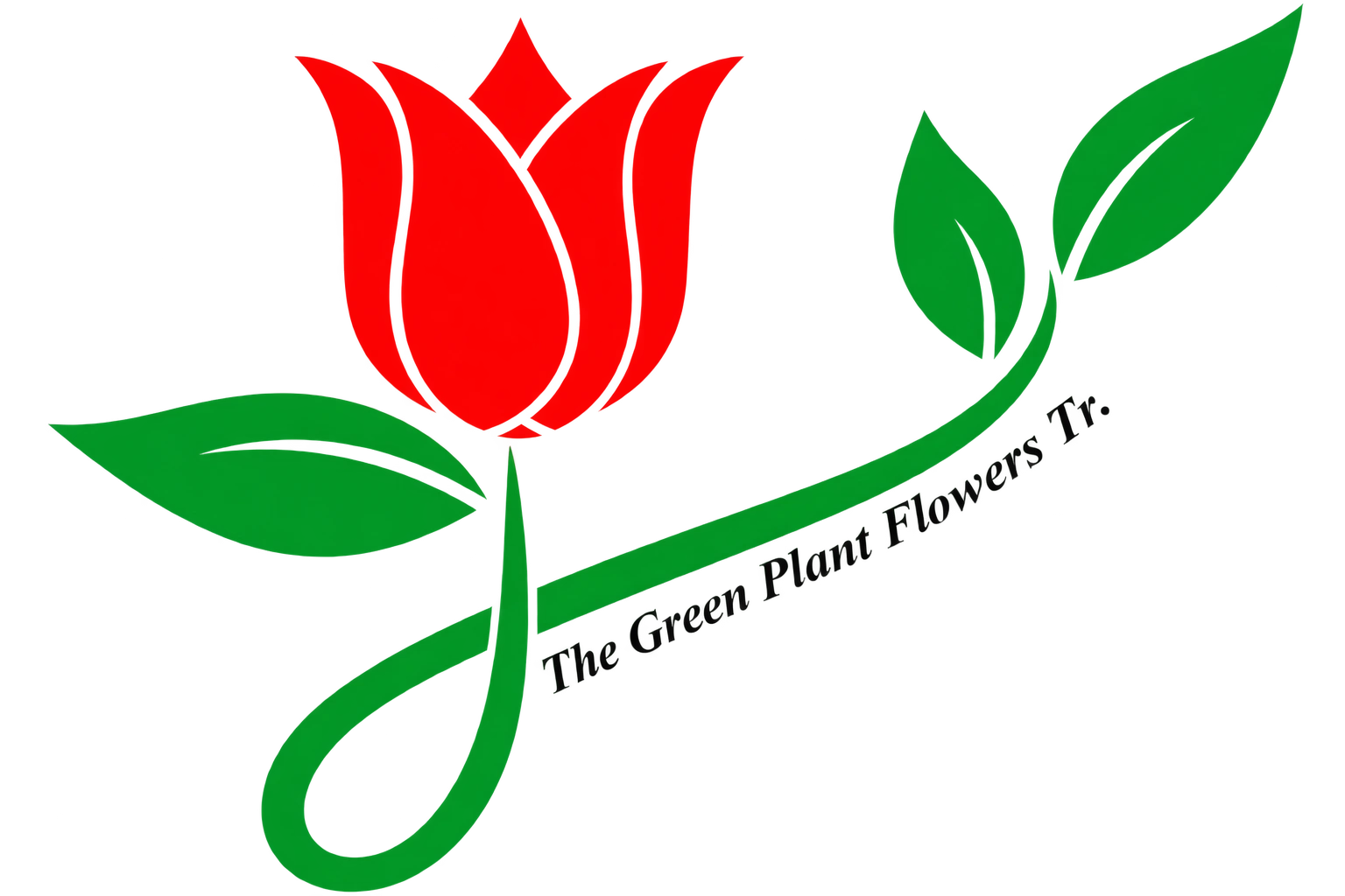The Green Plant Flowers
