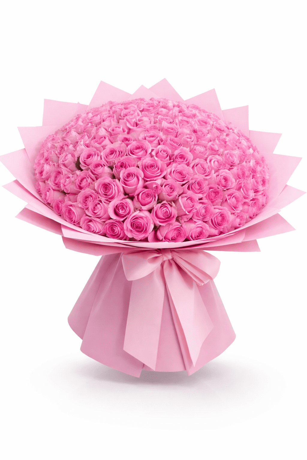 101 pink roses bouquet with same day flower delivery in Dubai and Sharjah