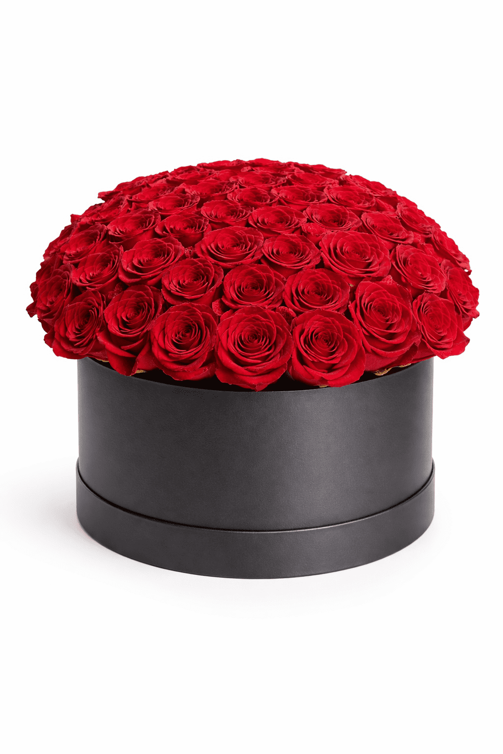 101 roses Valentine box arrangement – luxury red roses gift for her in Dubai
