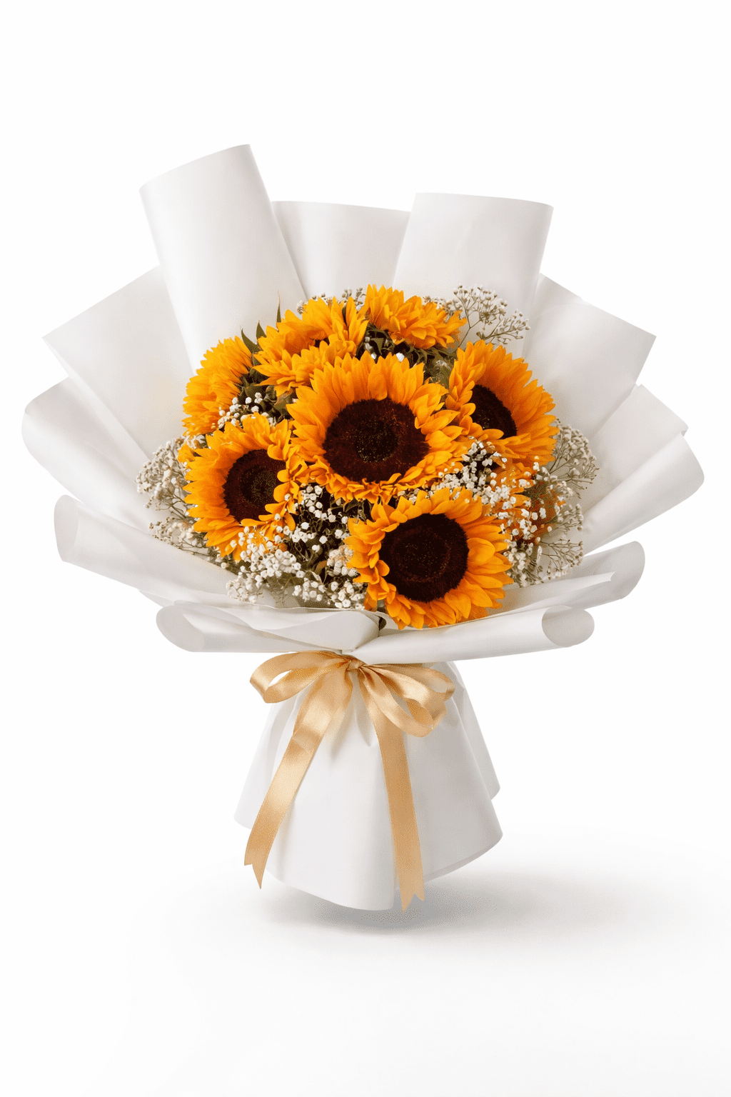 Fresh premium sunflower bouquet with vibrant yellow sunflowers, perfect gift for any occasion in Dubai